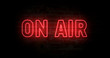 On air neon sign