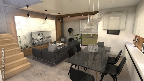 PROYECTO 3d SALON COMEDOR EN MADRID . CASA DE CAMPO ESTILO ... PROYECTO 3d SALON COMEDOR EN MADRID . CASA DE CAMPO ESTILO ...