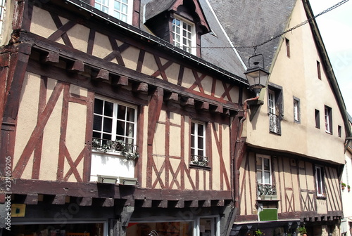 Ville De Laval Maisons A Colombages Departement De La Mayenne France Buy This Stock Photo And Explore Similar Images At Adobe Stock Adobe Stock