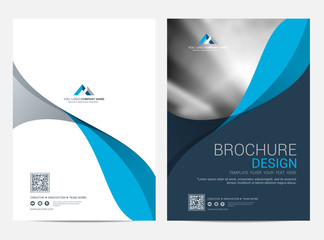 Wall Mural - brochure template flyer design vector background