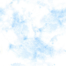 Abstract Watercolor Blue Sky Seamless Pattern