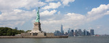 Fototapeta Nowy Jork - New York City Skyline with Statue of Liberty