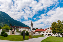 View Of Stift Stams In Tyrol