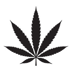 Marijuana vector cannabis leaf weed icon logo symbol sign illustration graphic