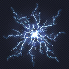 lightning thunder. flash electricity, spark strike, blue light blitz electric flare, natural energy 