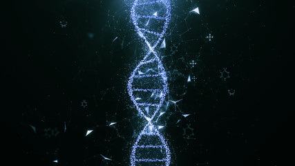abstract dna concept.