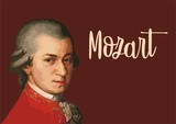 Fototapeta Paryż - Mozart background