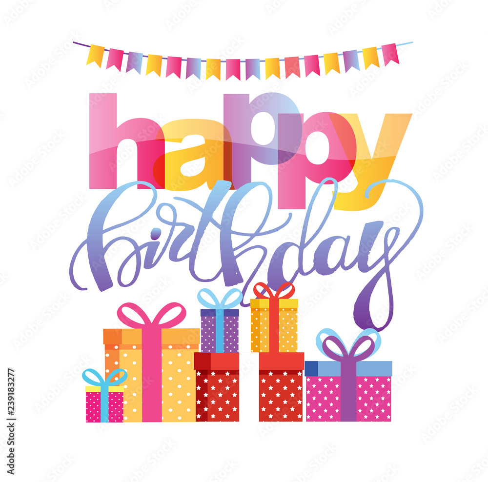 photo art print happy birthday template card banner happy birthday template card