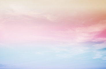 sky bright pastel colors