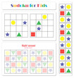 © fir4ik - Sudoku for kids with colorful geometric figures