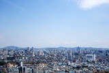 Fototapeta Boho - The city landscape of Suwon, Korea.