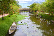 © Akarat Phasura - Thanh Toan Bridge, The ancient wooden Bridge on the river perfume near Hue City, Vietnam