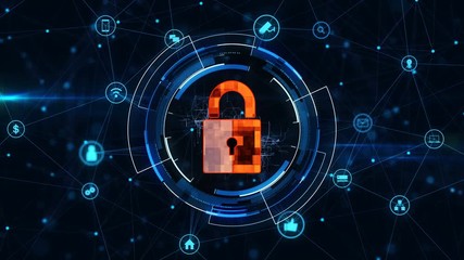 Security network concept.