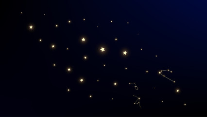 Wall Mural - constellation map. astronomical print. beautiful cosmic sky with many stars. night galaxy pattern. v
