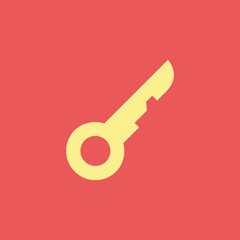 Sticker - Silhouette icon key