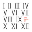 © art_sonik - Roman numerals set.