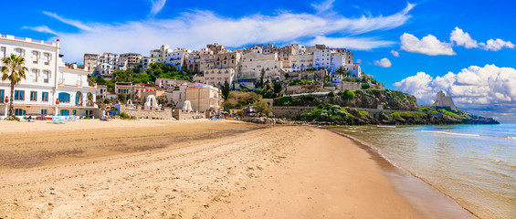 Wall Mural - beautiful  Sperlonga town with great  beaches. Vacations in  Italy