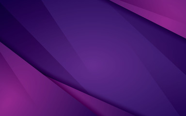 Wall Mural - Abstract modern vector background overlap layer purple background