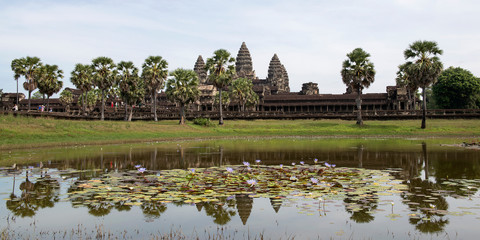 Wall Mural - Angkor Wat under cloudscape, Siem Reap, Cambodia