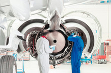 Two Engines Of B-707 And Windsock Free Stock Photo - Public Domain Pictures