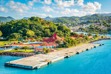 Wall Mural - Port Castries, Saint Lucia