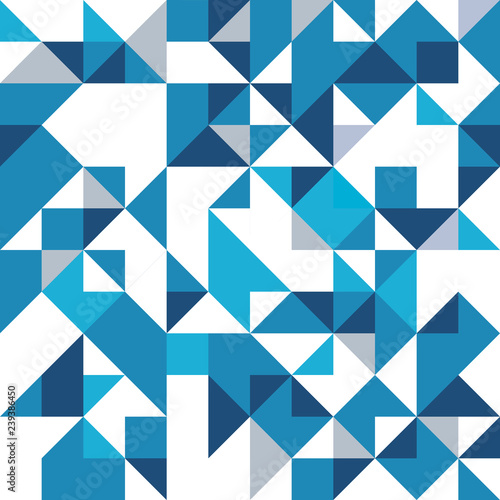 Seamless pattern of triangl...