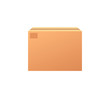 © robu_s - Empty Closed Box Mockup, Post Container for Goods