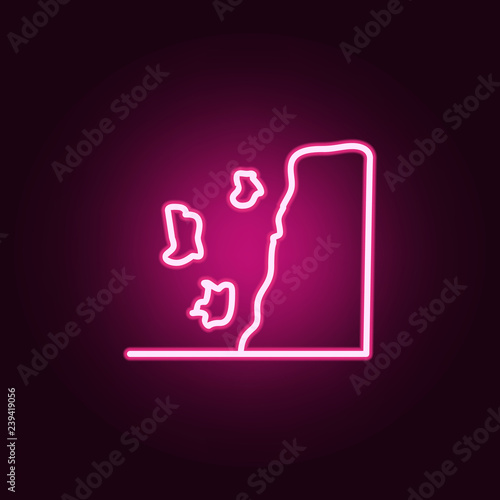 Fotografie, Obraz rockfall icon. web icons universal set for web and mobile