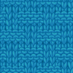 Wall Mural - Vector Basket Weave Stitch Pattern.