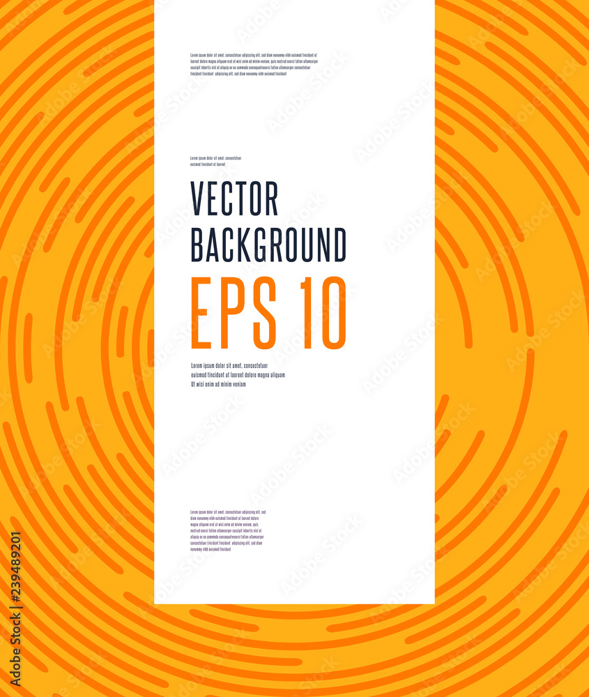 Poster Design Yellow Line Abstract minimal vector background design with text template. Modern ...