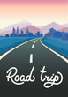 © samuii - Road trip flat hand drawn vector illustration
