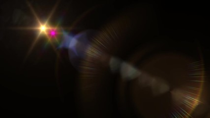 Wall Mural - digital multicolor abstract sun with flare natural overlays background with lights and sunshine wall