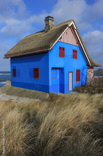 schönes blaues Ferien Haus an der Ostsee - kaufen Sie ...