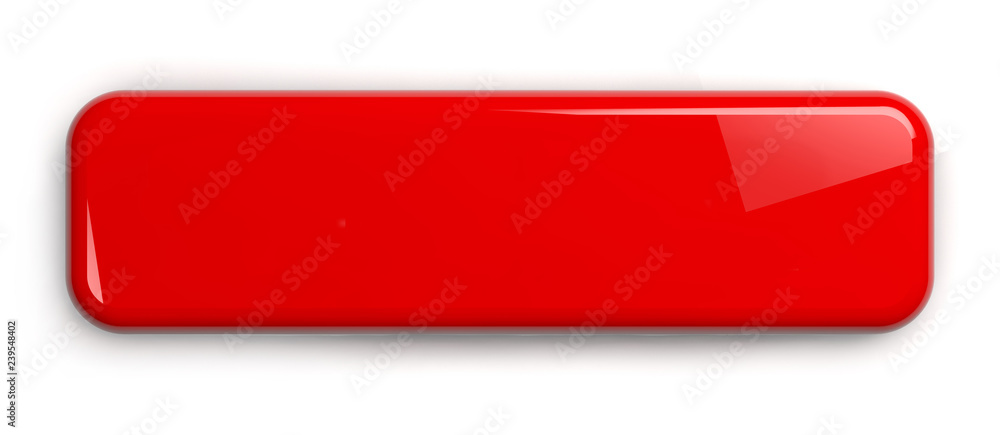 Red Button Label Sign Plate - obrazy, fototapety, plakaty 