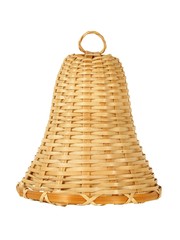 Wall Mural - Wicker bell on white