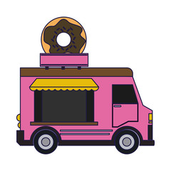 Poster - Food truck restaurant