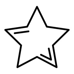 Sticker - Star shape symbol