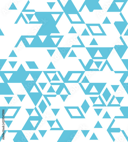 Seamless pattern of triangl...