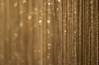 Fabric With Brilliance Golden With Bokeh Close Up