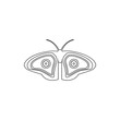 © rashadaliyev - butterfly icon. Element of insect for mobile concept and web apps icon. Thin line icon for website design and development, app development