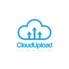 Wall Mural - cloud logo, icon, symbol design template