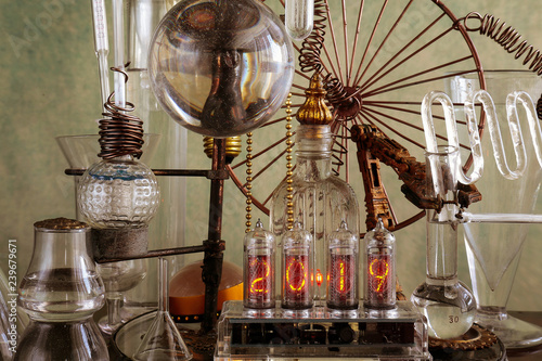 Dekoracja na wymiar  kalendarz-steampunk-wciaz-nixie