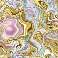 Wall Mural - marble seamless pattern in neon brightful colors.