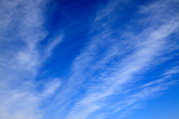 blue sky and white clouds