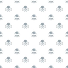 Sticker - Nuclear explosion pattern vector seamless repeat for any web design