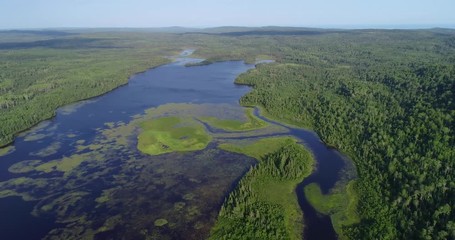 Wall Mural - The Gunflint Trail is an Isolated part of the Superior National Forest