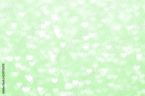 Blur Heart Green Background Beautiful Romantic Glitter Bokeh Lights Heart Soft Pastel Shade Green Heart Background Colorful Green For Happy Valentine Love Card Buy This Stock Photo And Explore Similar Images