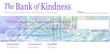 The Bank of Human Kindness Concept - a blank cheque branded The Bank of Kindness with Give Today £ Always Grateful applicable to everyone
