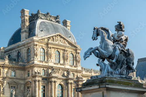 Louvre Museum in Paris, Frankreich Tableau sur Toile