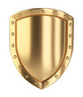 3d gold shield.